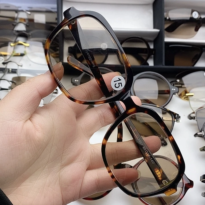 800弯高端天然水晶石头眼镜