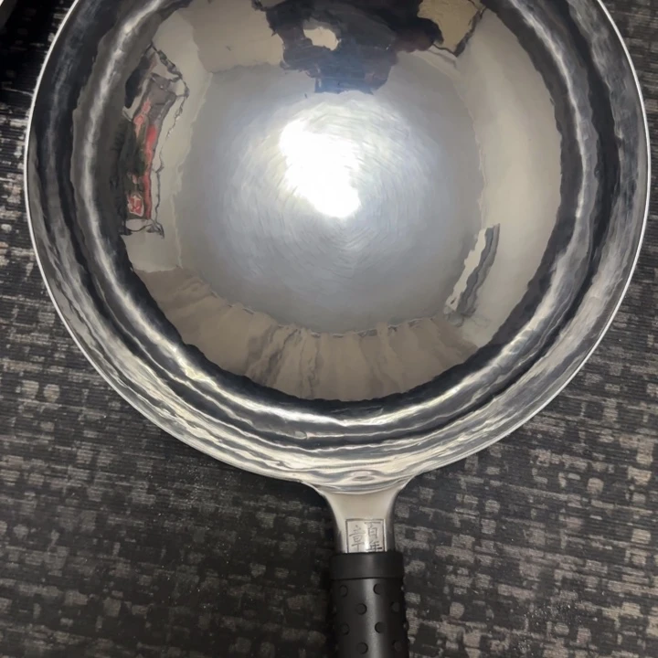 朩***昜熟铁手工锻打铁锅30