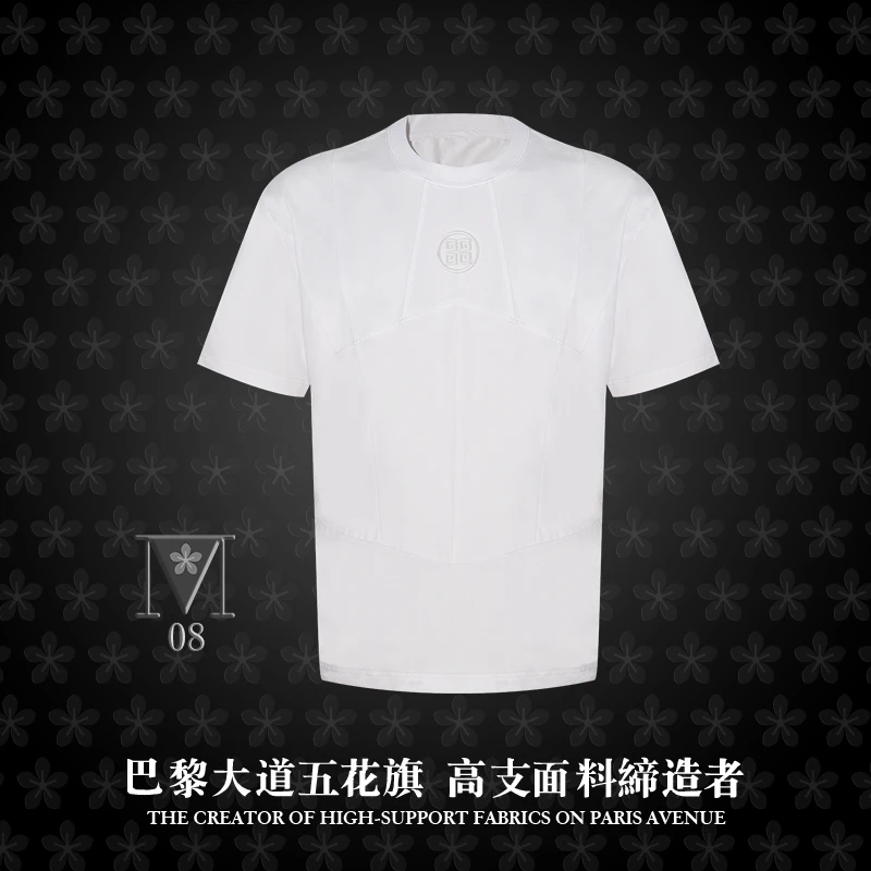 【四姐专属】巴黎大道五花旗春夏新款200支深海秘境商务短袖 WHQ008