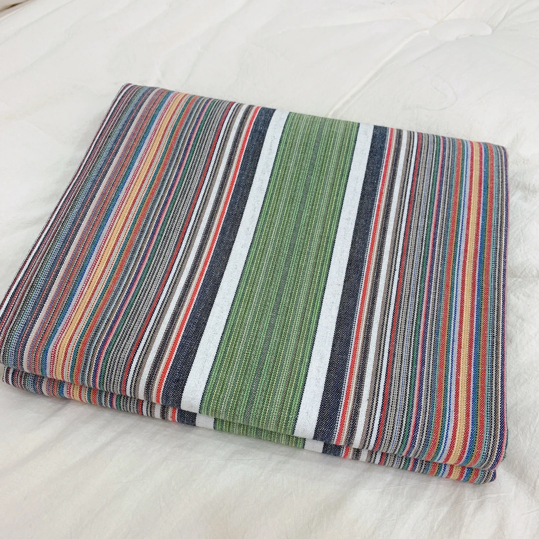 【气质-绿】-纯棉色织老粗布床单2X2.3