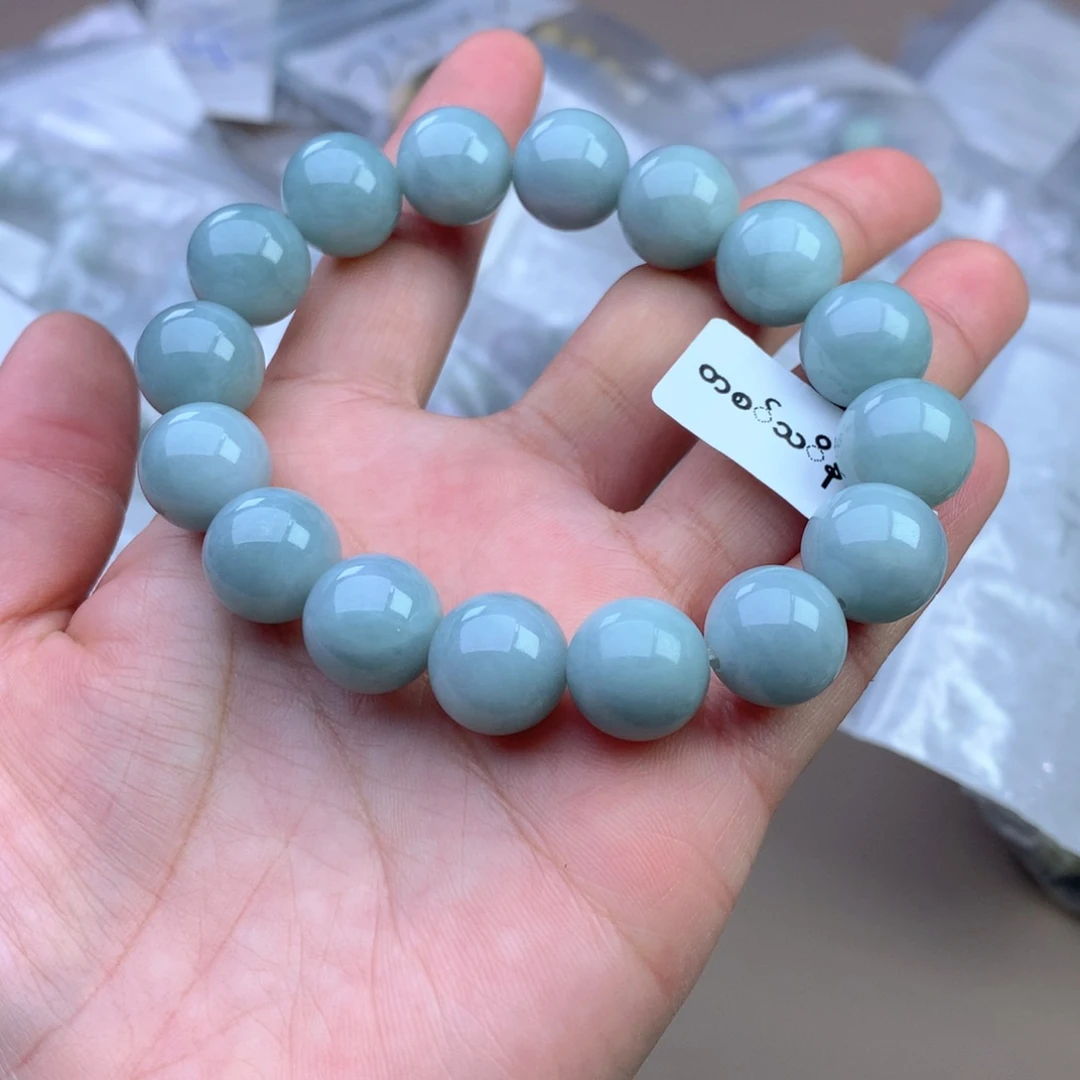 未镶嵌手串定制翡翠