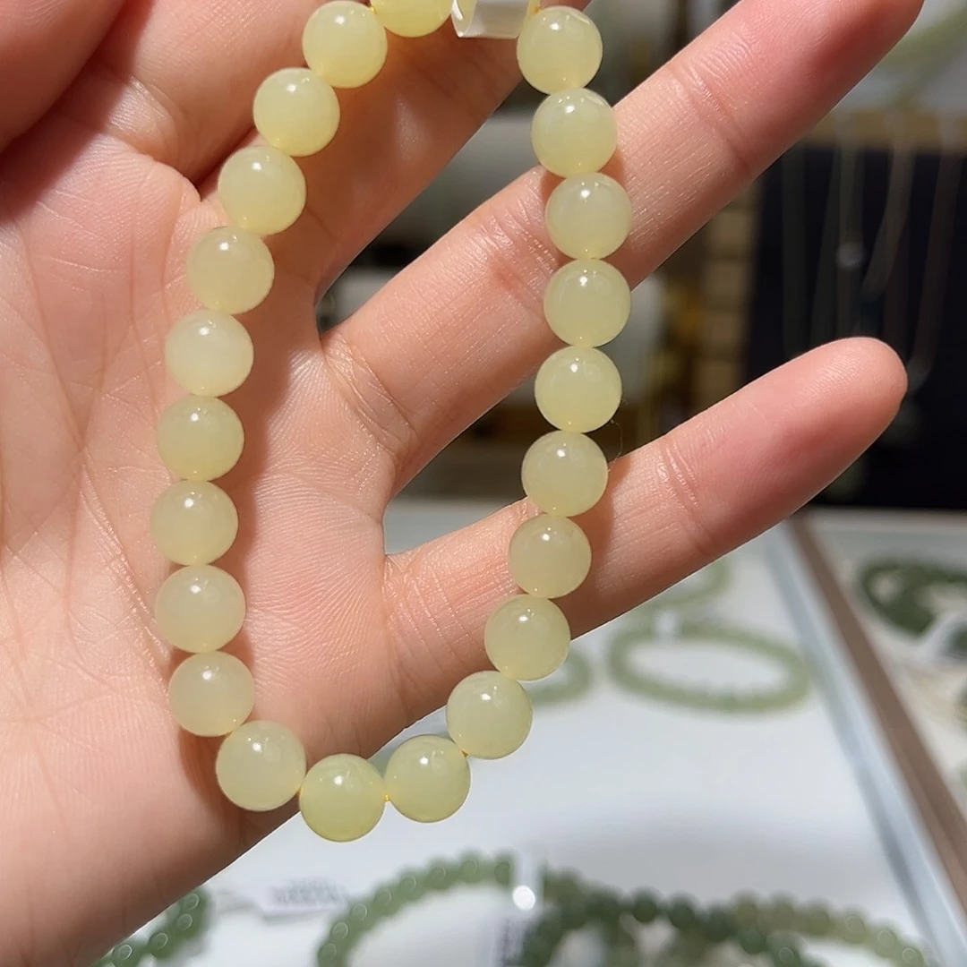 和田玉手串未镶嵌