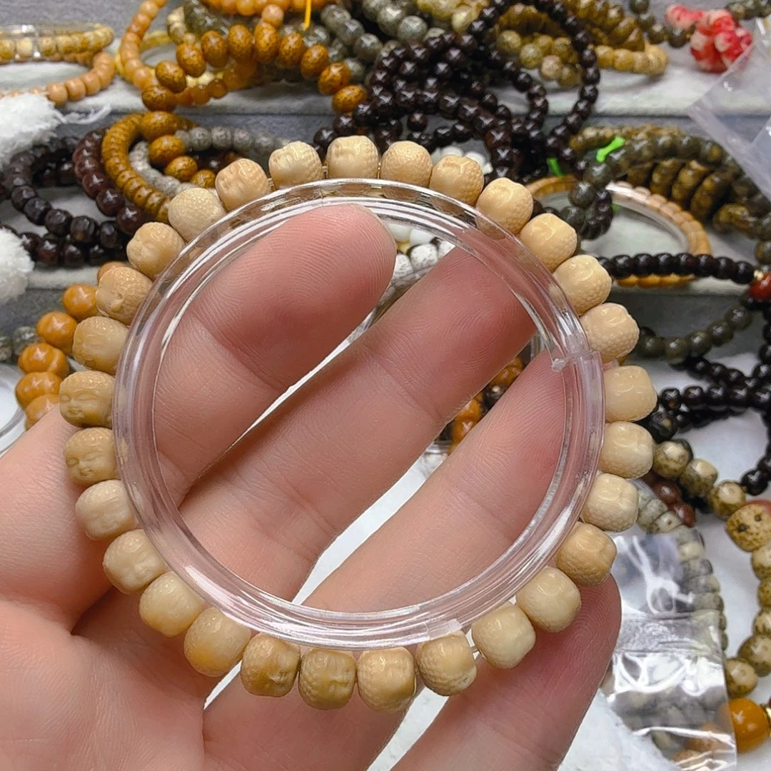 独***8手串星月菩提58龙脊菩提宝宝佛0.8单圈一条