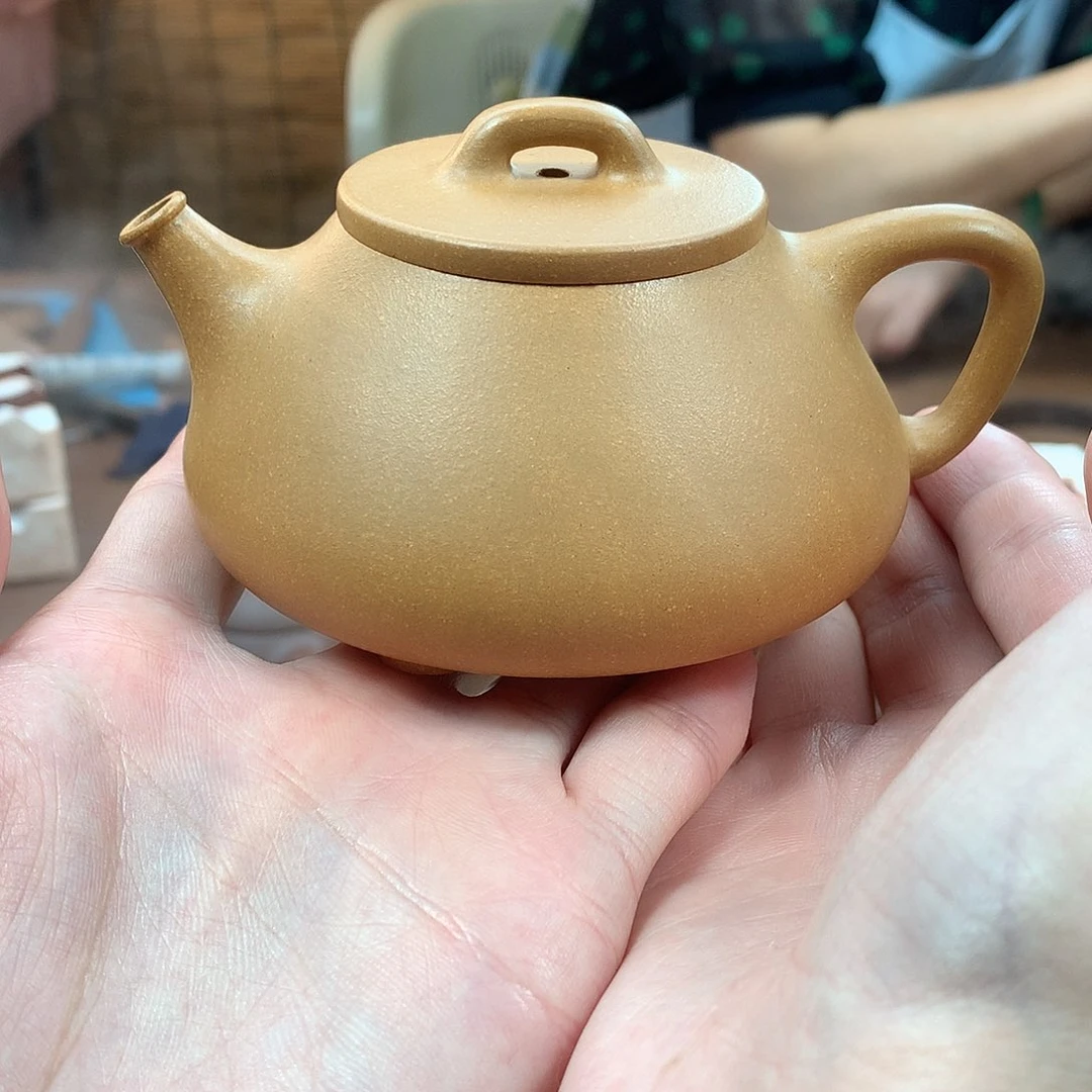 茶壶紫砂石瓢 （段泥）