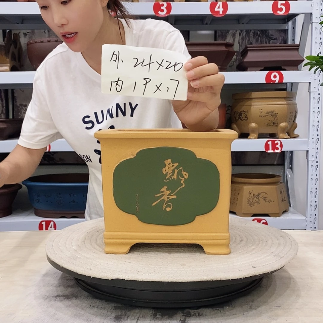 紫砂花盆紫砂花盆