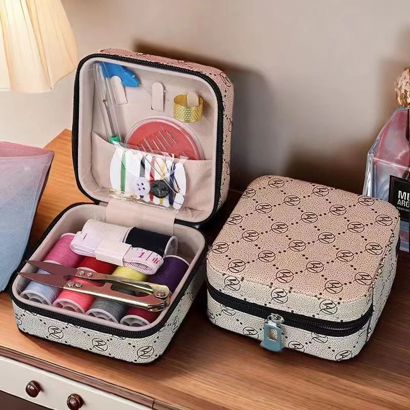 新款针线盒家用高质量缝衣服针线包收纳宿舍便携迷你缝补yw