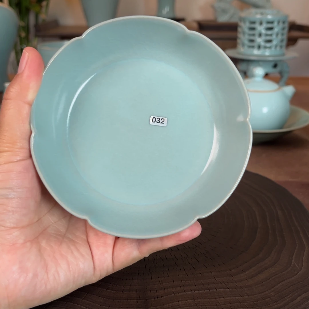 微瑕032原矿汝官窑作品