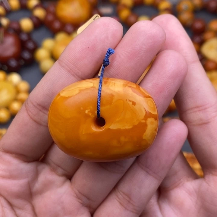 琥珀未镶嵌裸石蜜蜡L