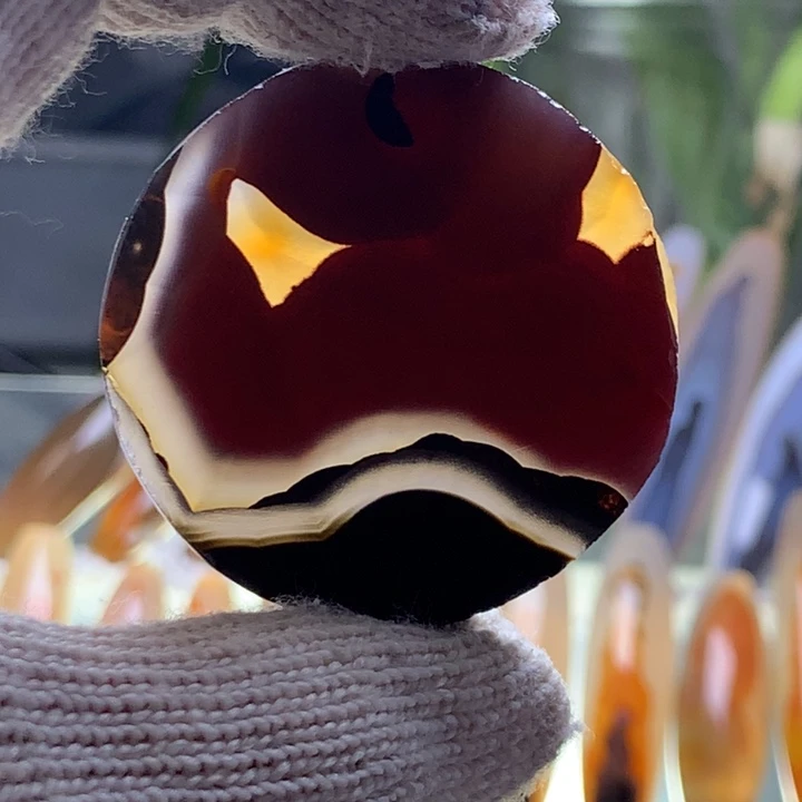 未镶嵌玛瑙/玉髓珠宝半成品56