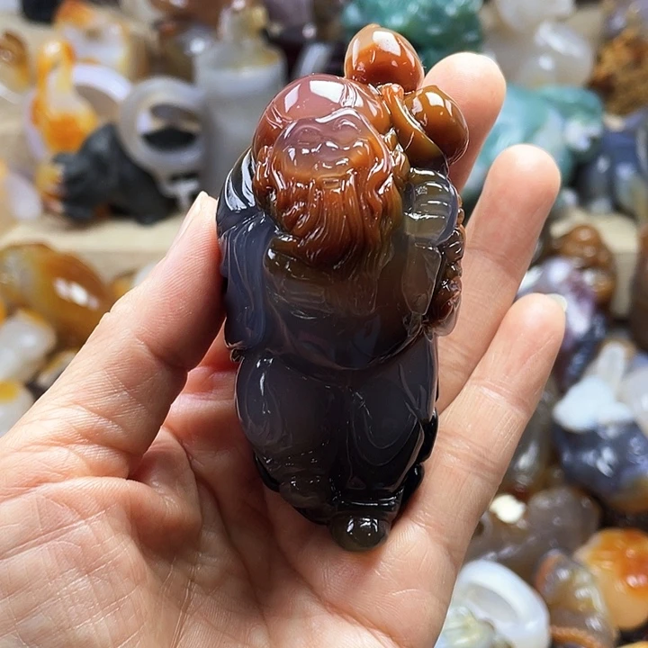 玛瑙/玉髓饰品未镶嵌自*