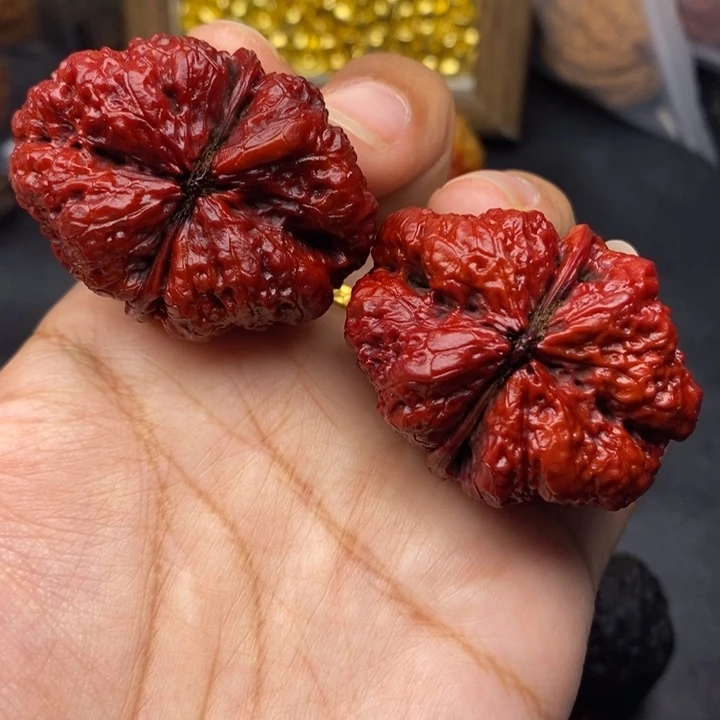 把件文玩核桃43尺蝴蝶蟾