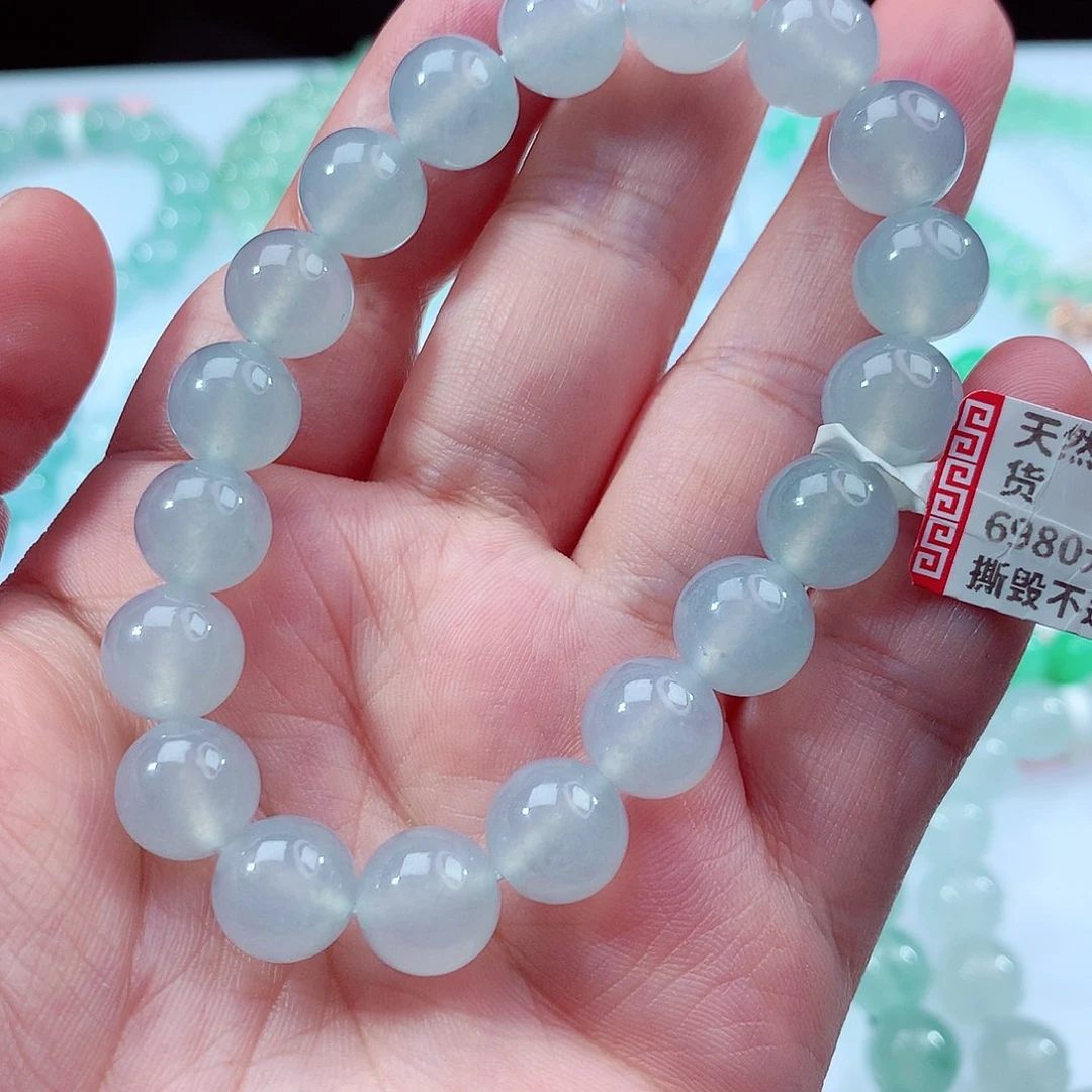 翡翠未镶嵌手链卡10
