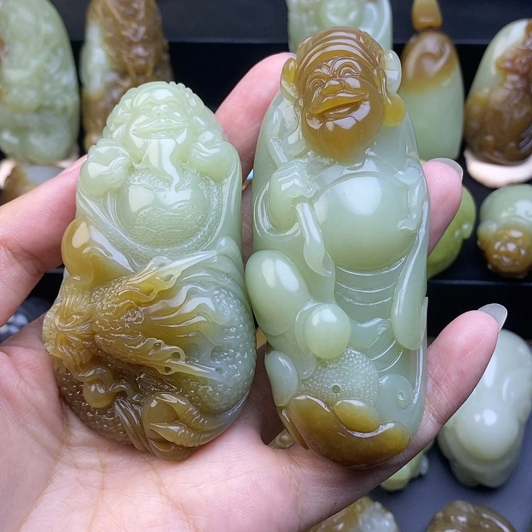 未镶嵌和田玉把件厚****Y