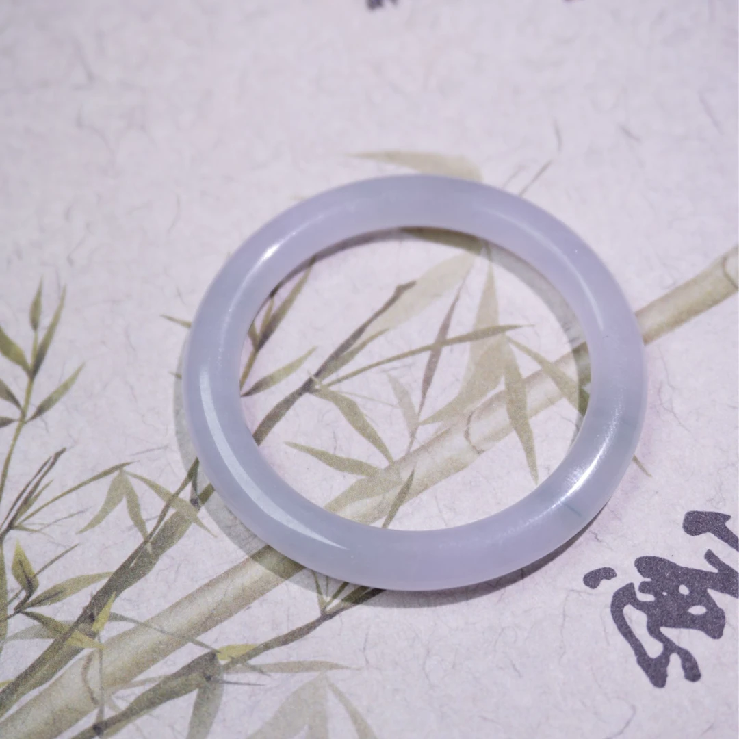 盛夏家I老坑白冰翡翠吊坠