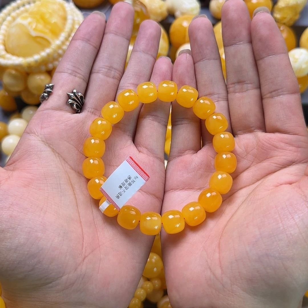 未镶嵌蜜蜡珠宝奇石同料12mm