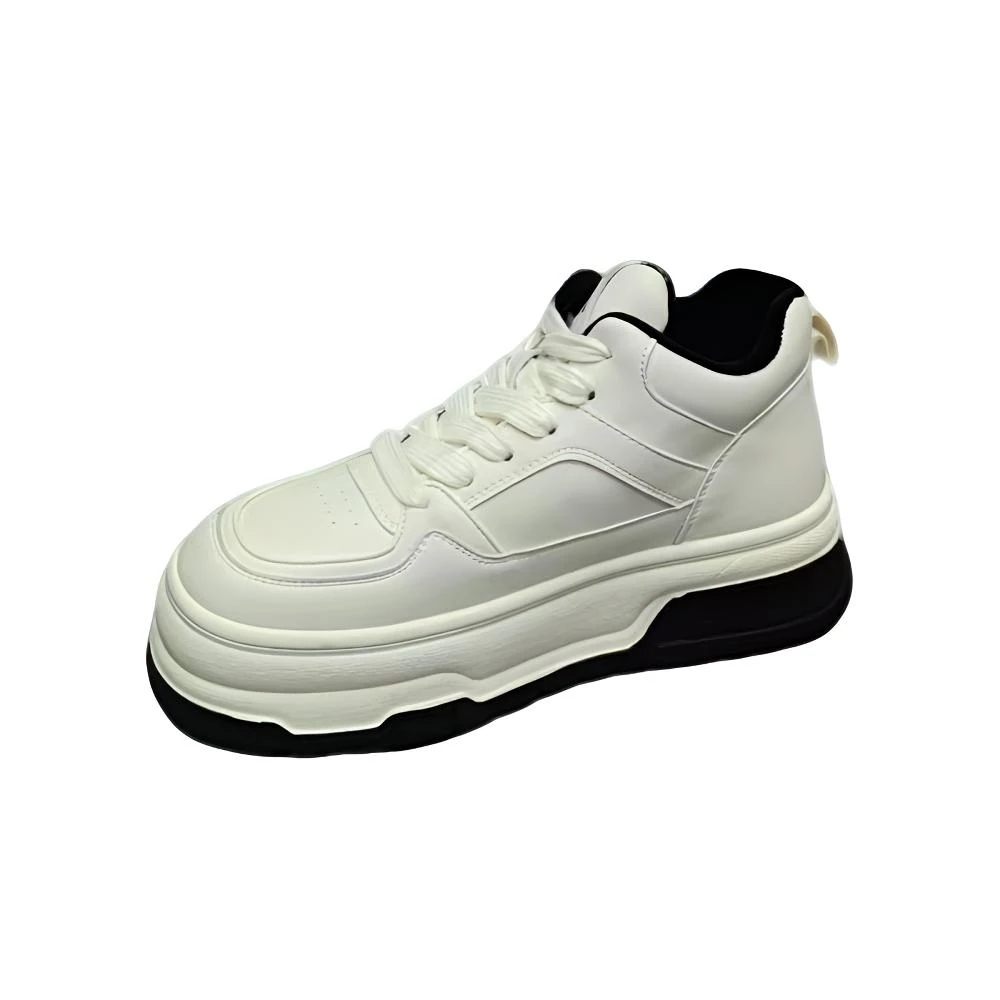 598-2B  22723【内里加绒】真皮厚底小白鞋 （标准尺码）