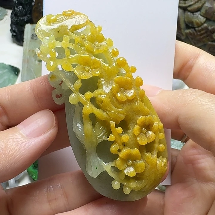 定制翡翠未镶嵌毛货