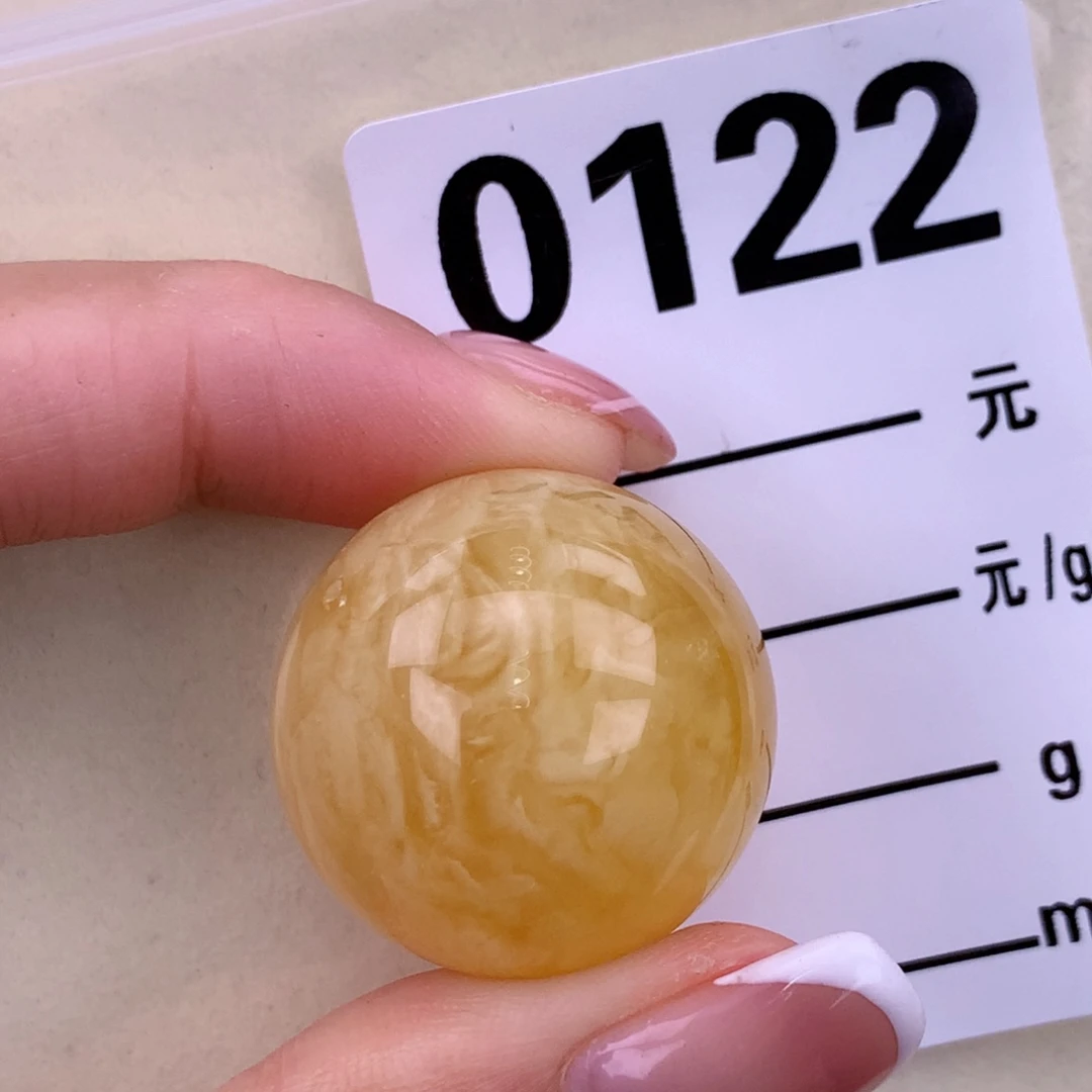 琥珀未镶嵌珠宝奇石26.8接近全品