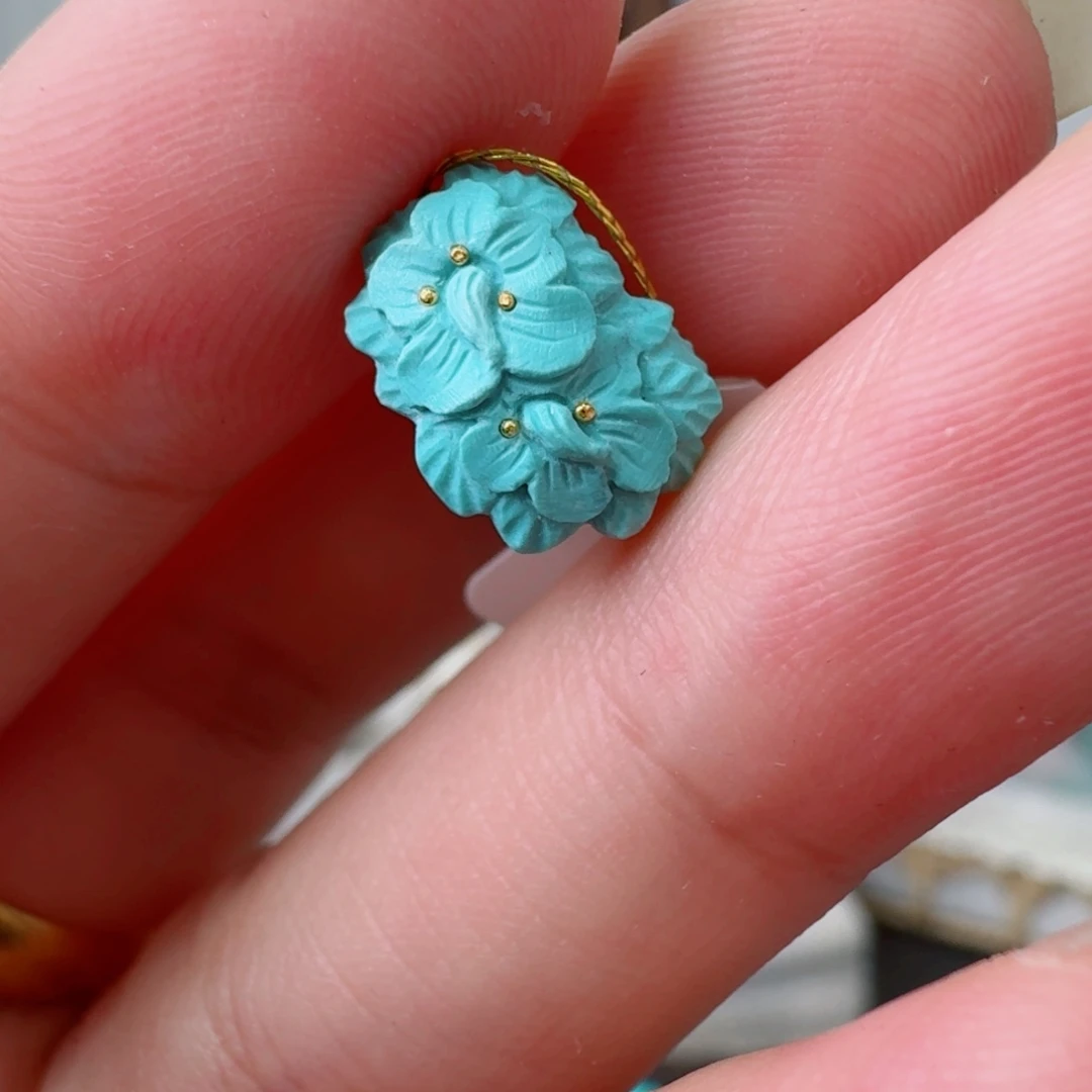 未镶嵌绿松石珠宝奇石