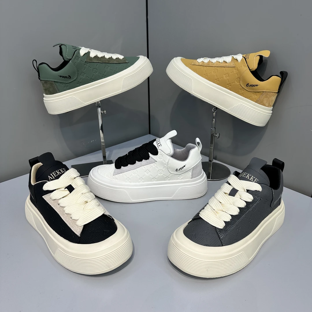 欧洲站潮牌男士秋冬新款时尚百搭日常休闲舒适高端个性潮流潮鞋