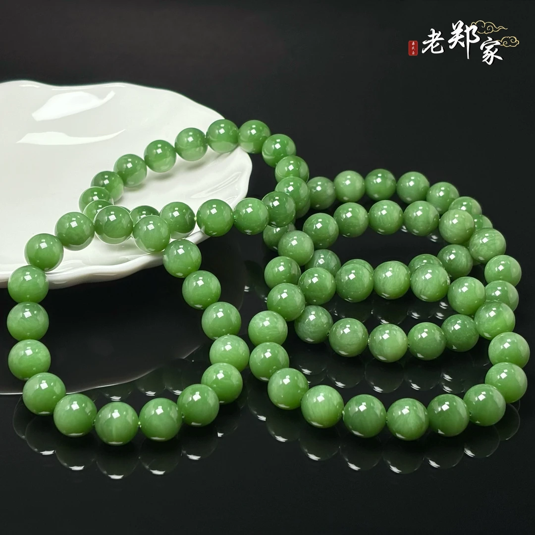 【老郑家】和田玉手串 多样性发一件 约12mm