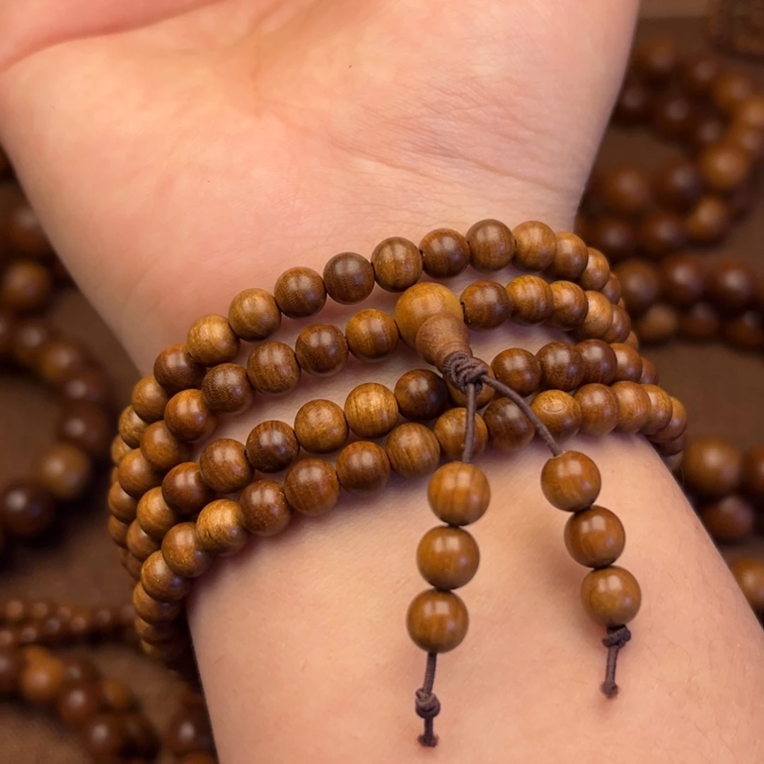 檀香木老山檀6*108长串
