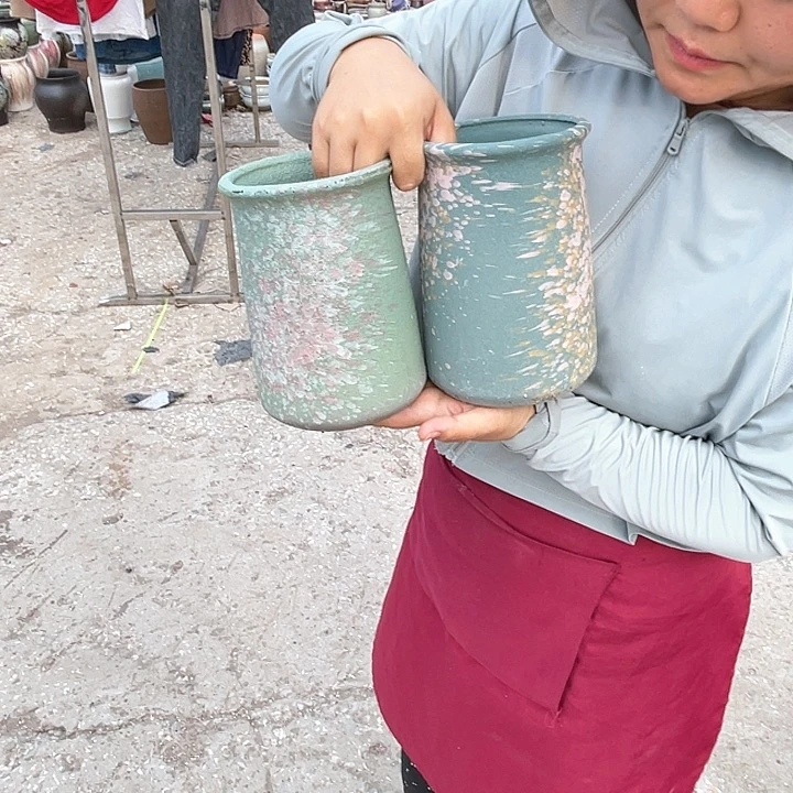 紫砂花盆口12高18正品正品