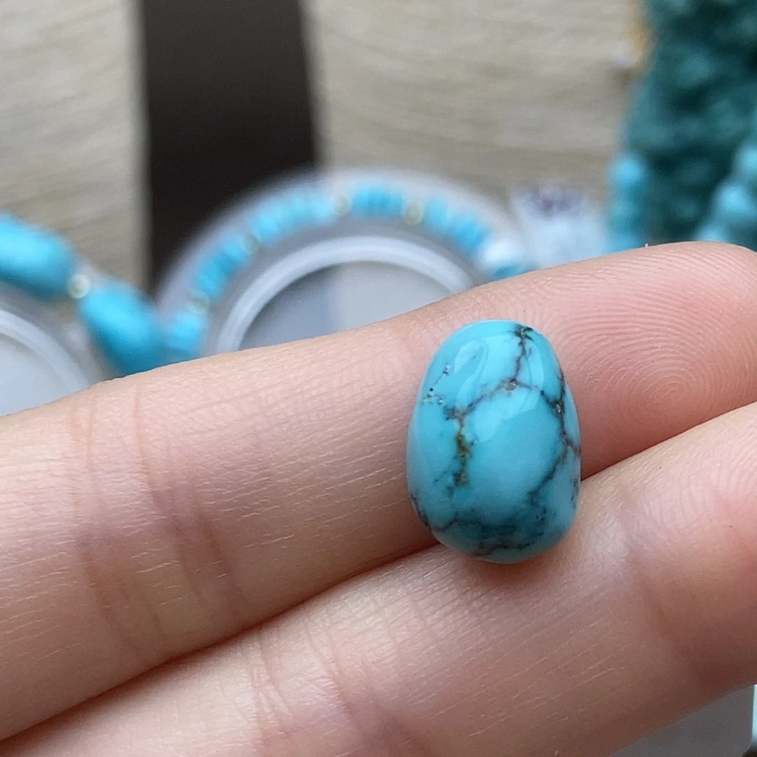 绿松石未镶嵌果冻绿随行