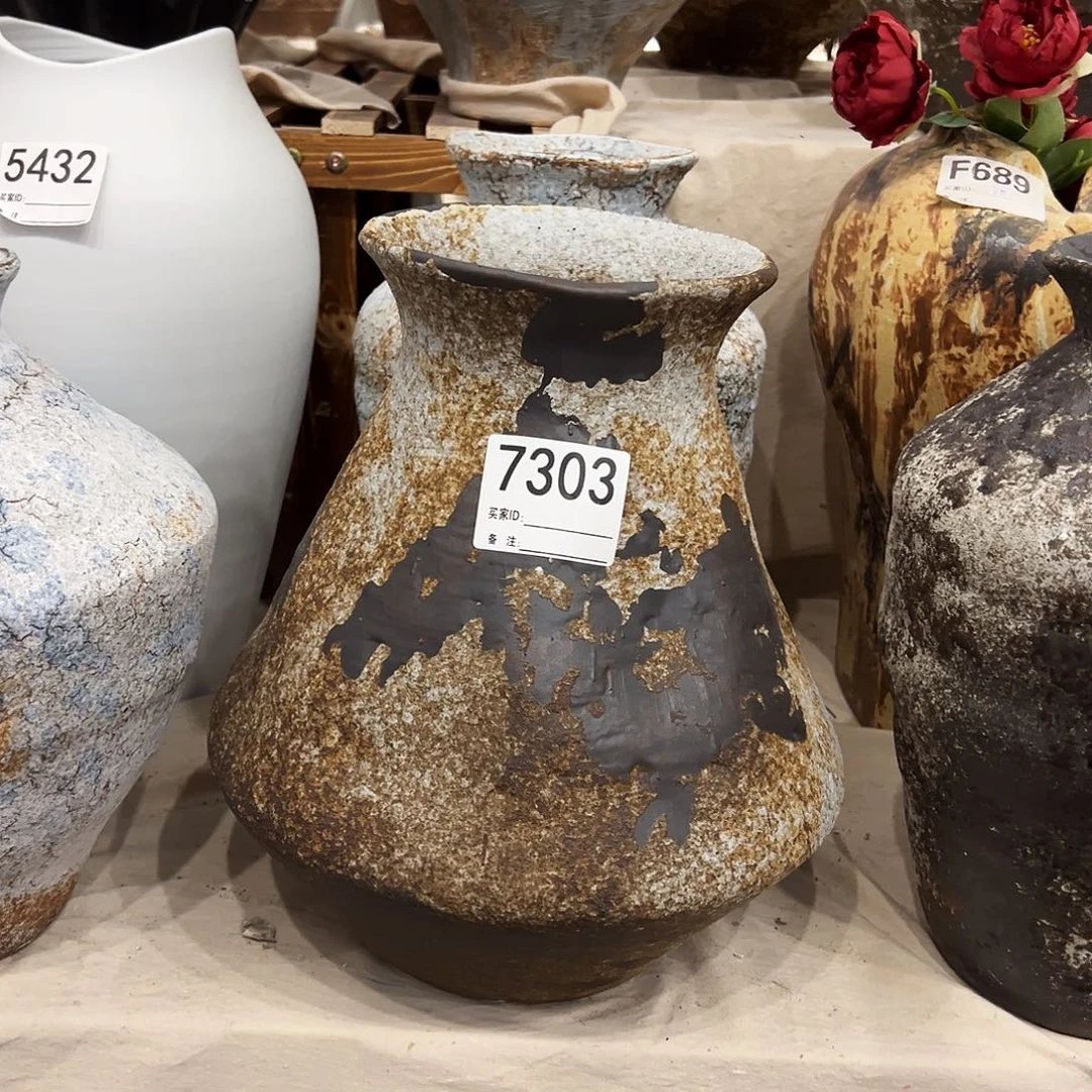 瓶7303高29口10陶瓷花瓶无孔