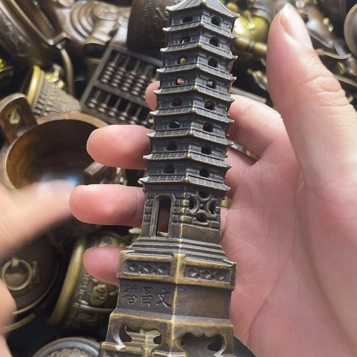 铜器摆件中秋快乐