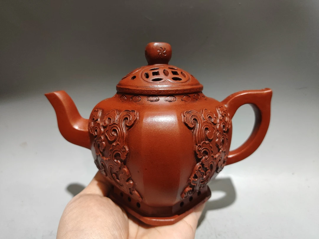 四方镂空壶原矿清水泥360ml黄玉麟经典