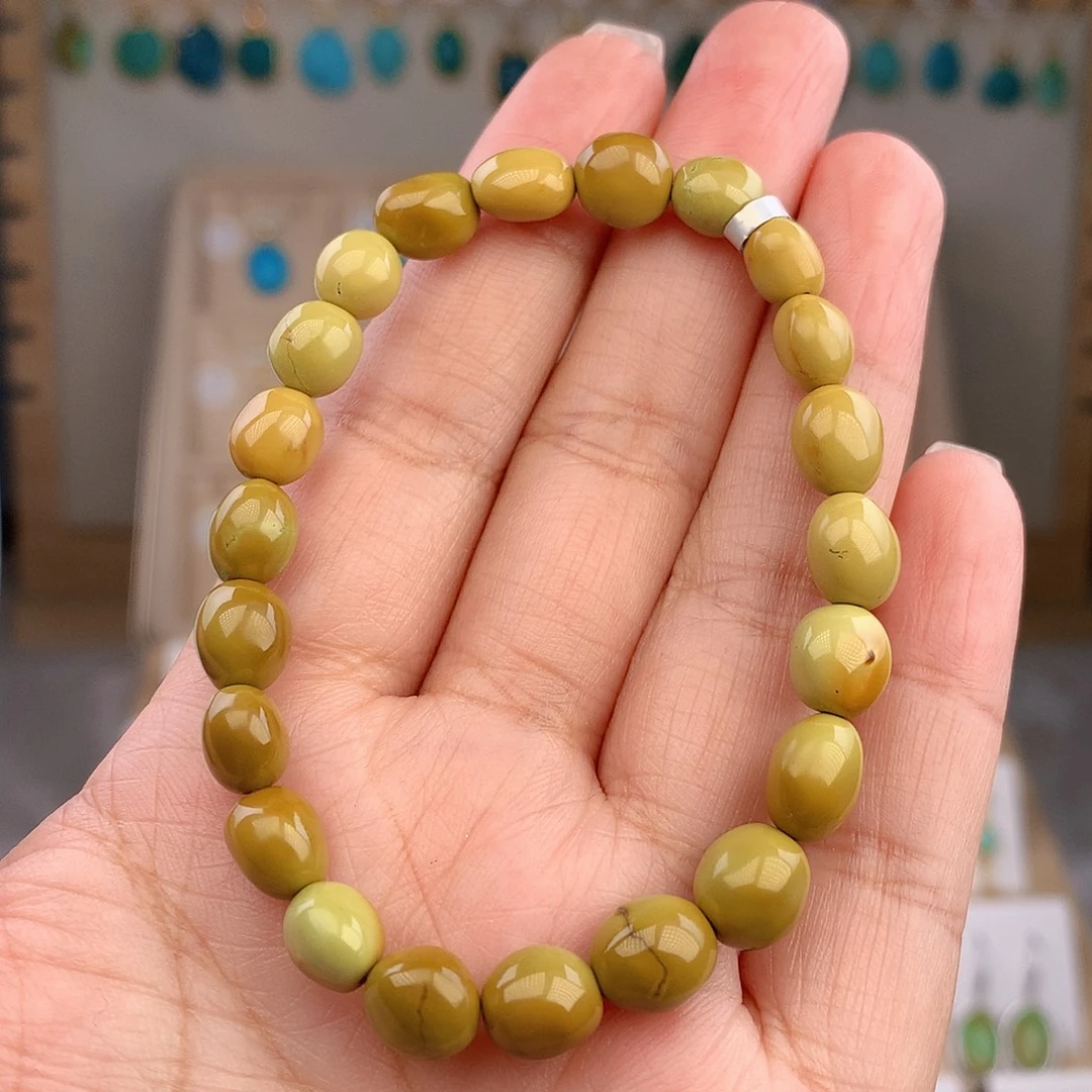 绿松石未镶嵌手链