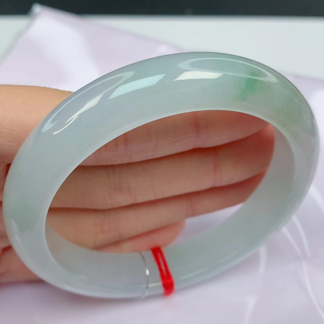 翡翠手镯未镶嵌58.6正圈