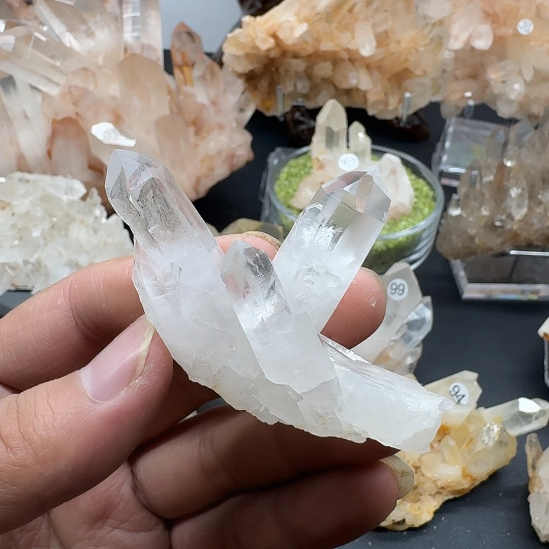 水晶银S925镶嵌珠宝半成品6