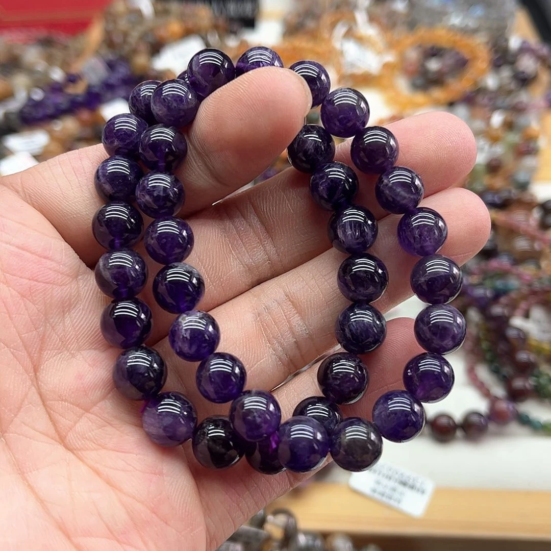 水晶手串未镶嵌多样性发货发一条