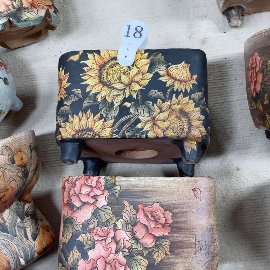 紫砂花盆一*鱼陶瓷多肉花盆精品