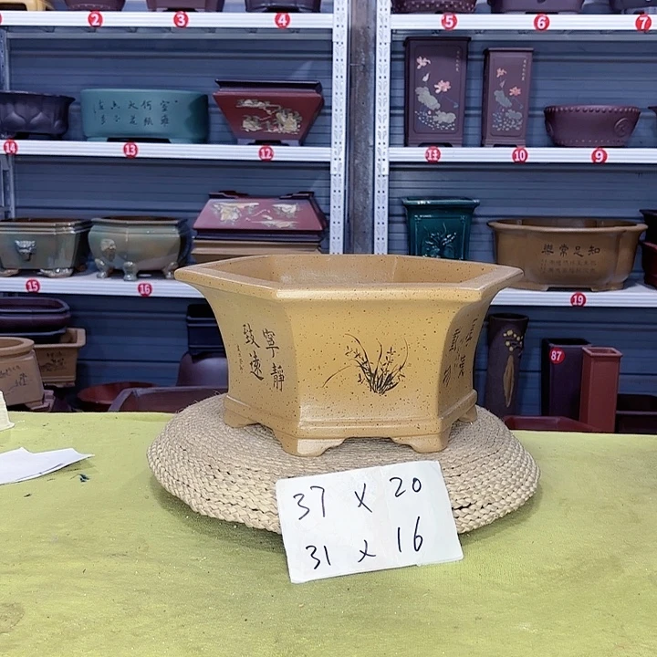 紫砂花盆宜兴紫砂厂