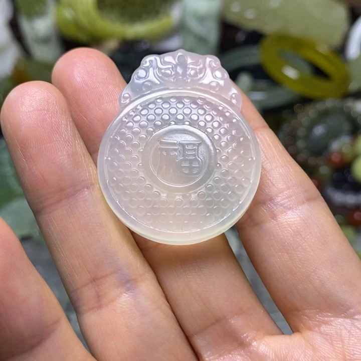 岫玉未镶嵌岫玉挂件