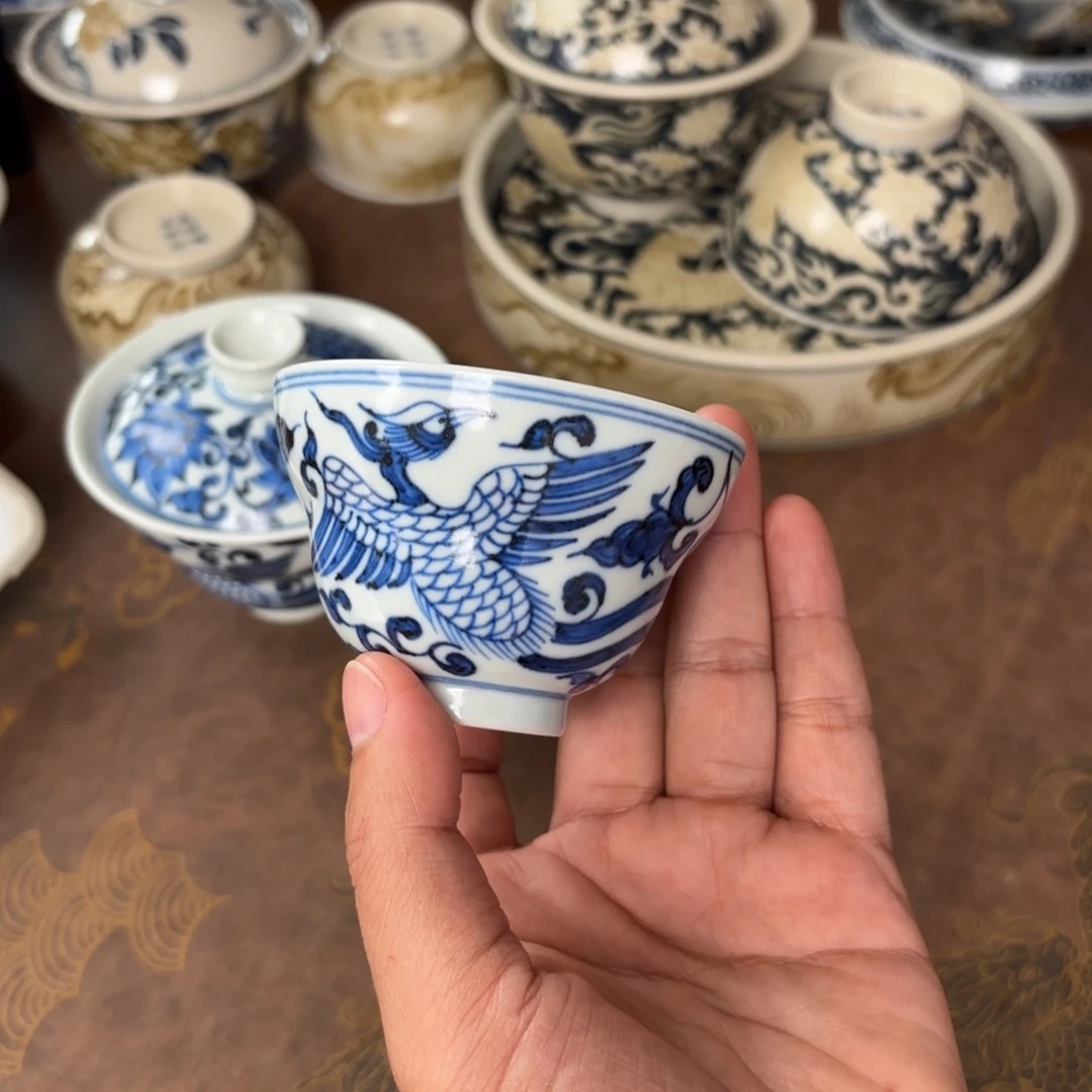 摆件景德镇手绘茶器
