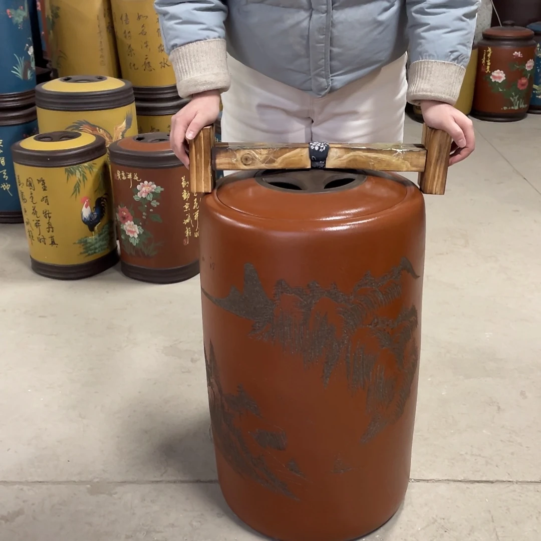 宜兴原矿紫砂茶叶罐