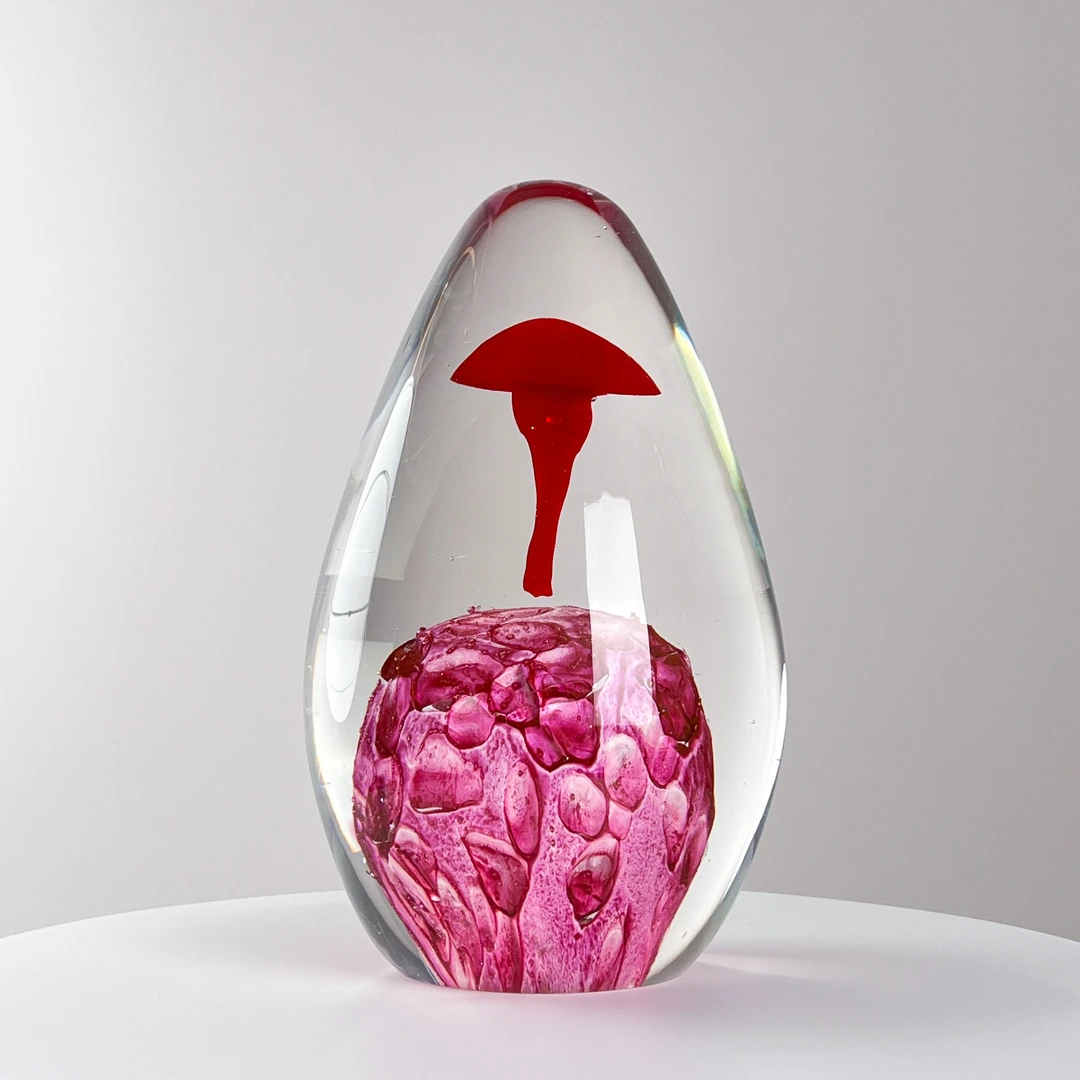 巴比特美学【黑珍珠艺术摆件】意式极简现代轻奢简约纯手工水晶琉璃