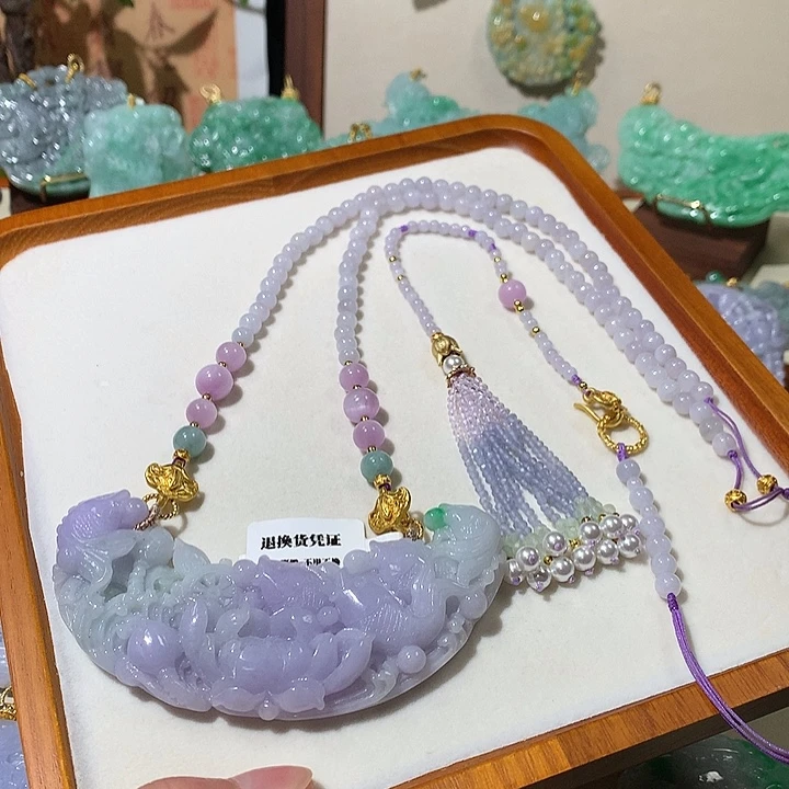颈饰未镶嵌翡翠翡翠吊坠