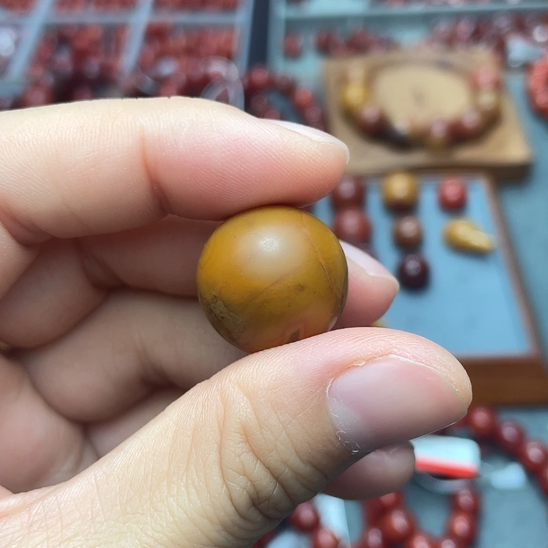 未镶嵌单珠南红玛瑙19