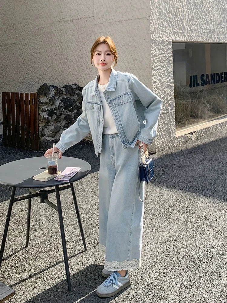 衣长50裤长92     1900【岛屿森林】牛仔套装