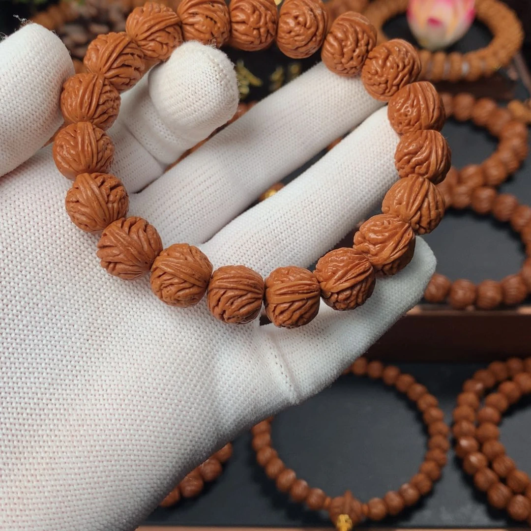 桃核吊坠14精品元宝刺龙纹