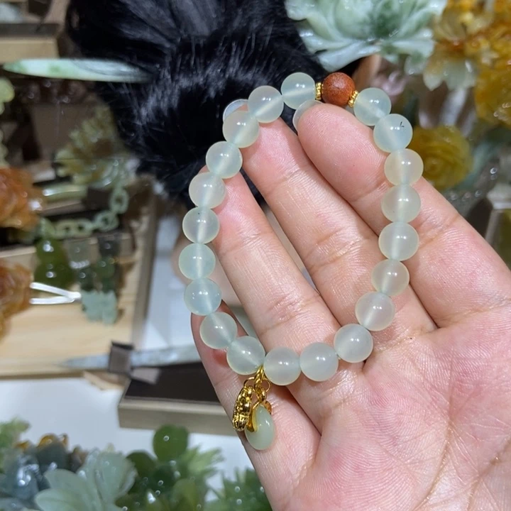 蛇纹石玉未镶嵌发饰