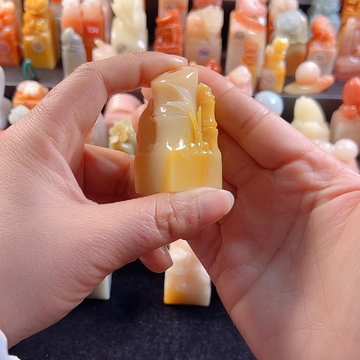 老挝石印石天****飙2.6厘米，竹子