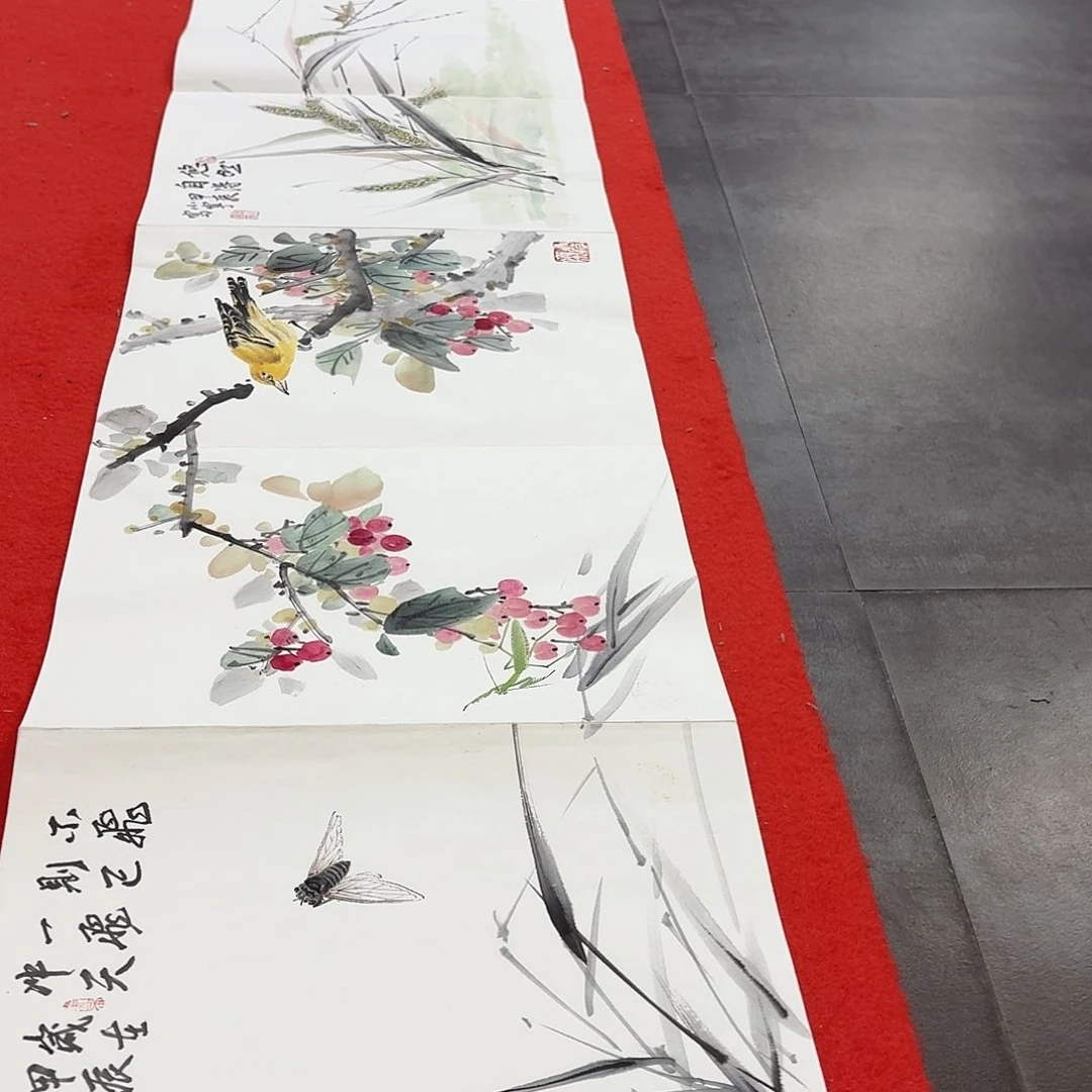 国画亲笔手绘放心去藏