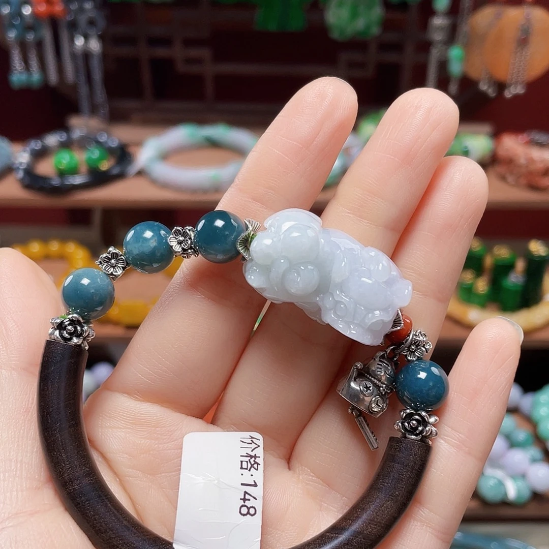 翡翠未镶嵌手链饰品