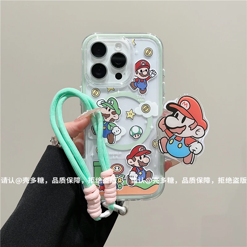 炫彩磁吸适用苹果16/iPhone/华为手机壳防摔15promax爆款pura70潮